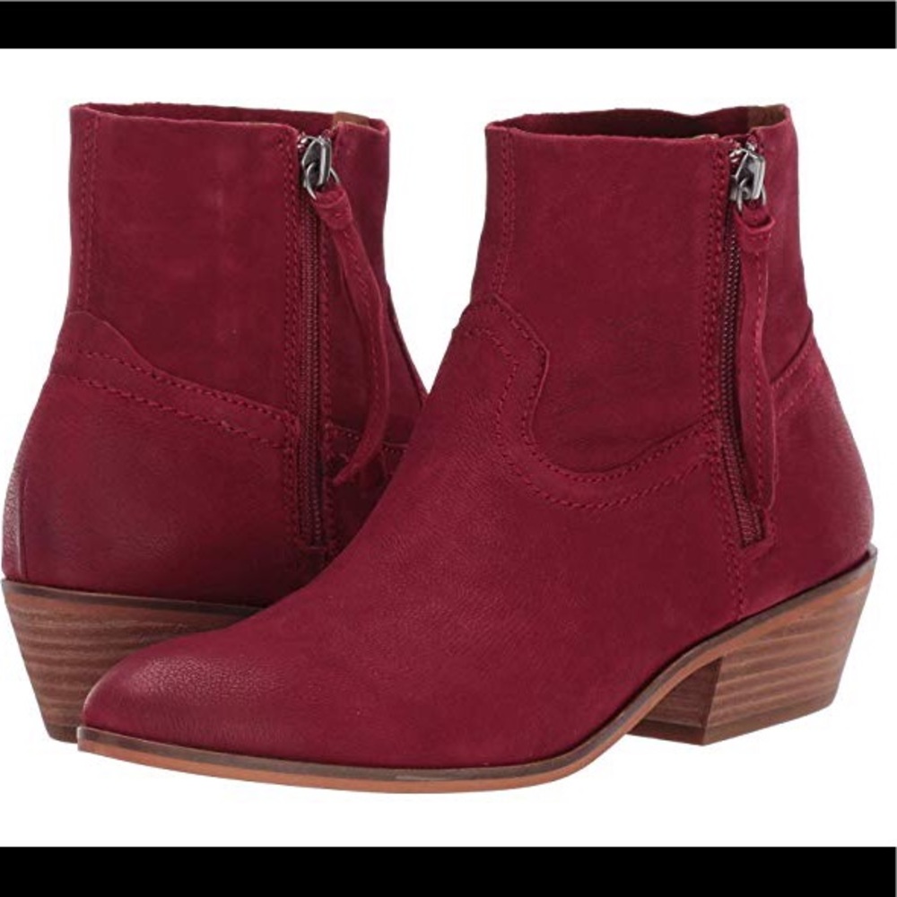Frye🌹Rubie ZIP Raspberry size 9.5 NEW
